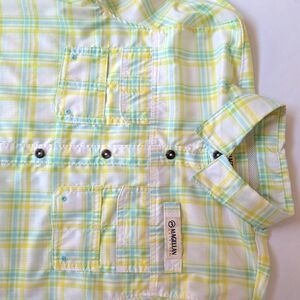 Magellan Outdoors Boys' FishGear Caddo Lake Short Sleeve Fishing Shirt Size XL